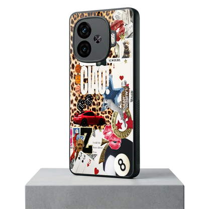 Ciao Luxe iqoo neo 10r 5g mobile cover | shockproof glass phone case