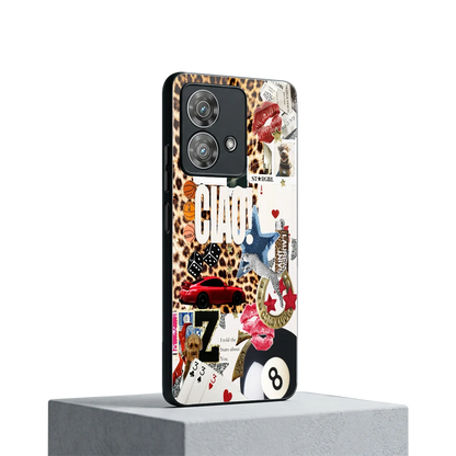 Ciao Luxe motorola edge 40 neo 5g mobile cover | shockproof glass phone case
