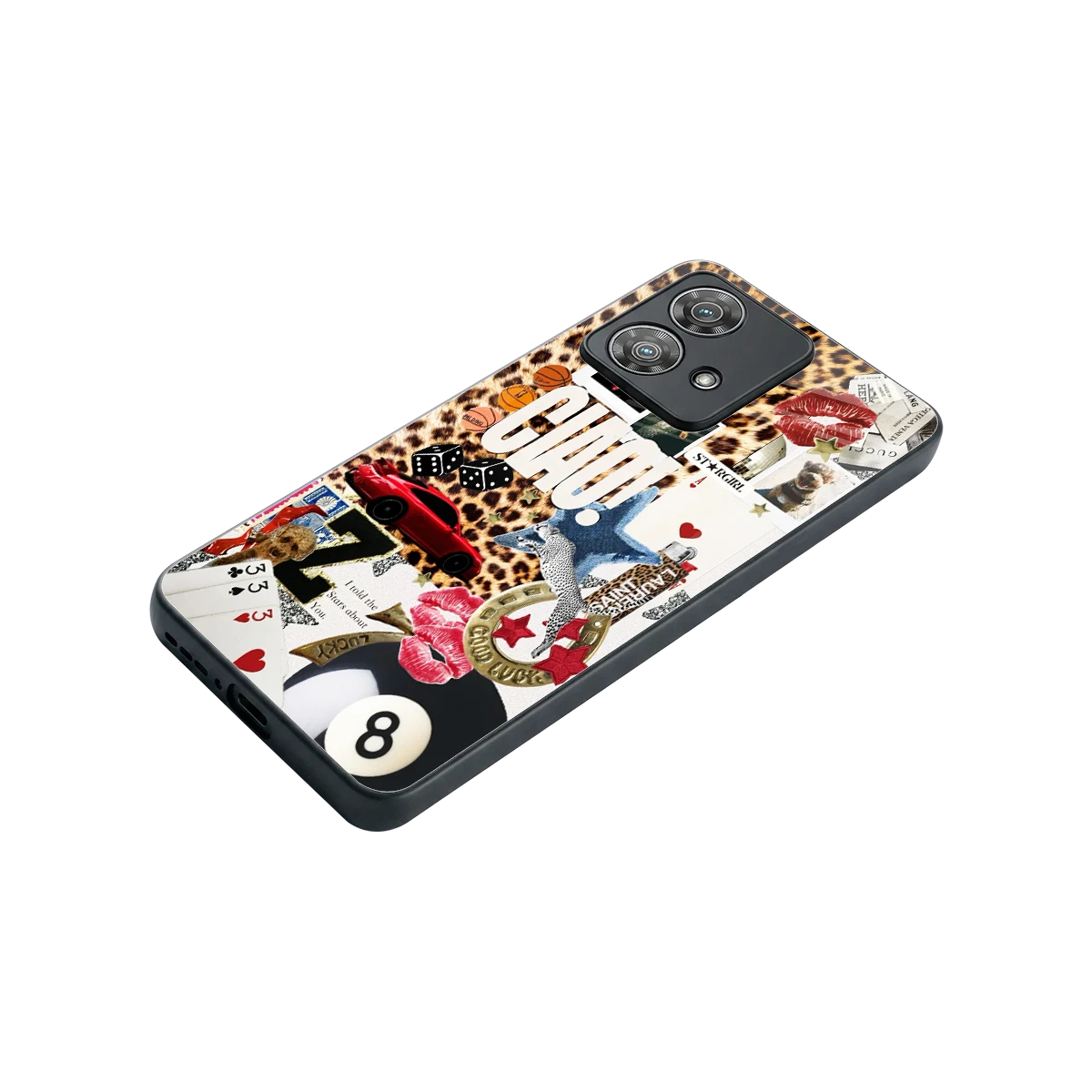 Ciao Luxe stylish phone case for motorola edge 40 neo 5g | glossy glass and slim fit