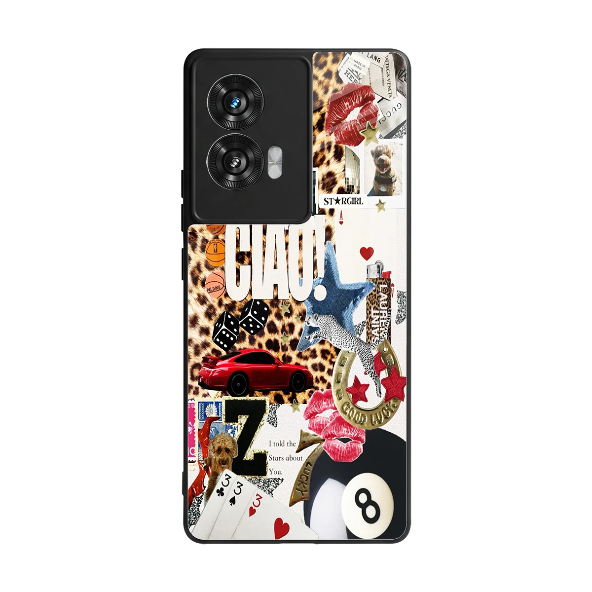 Ciao Luxe back phone cover | glass case for motorola edge 50 fusion