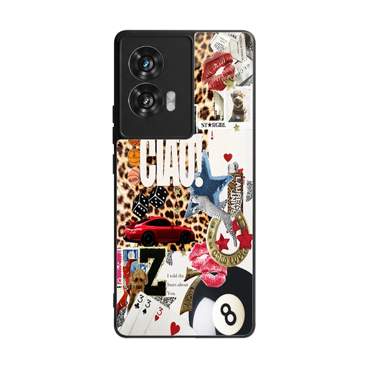 Ciao Luxe back phone cover | glass case for motorola edge 50 fusion