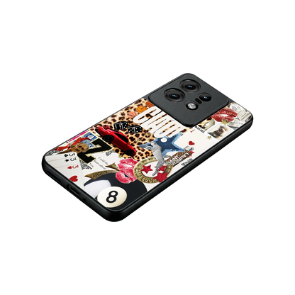 Ciao Luxe stylish phone case for motorola edge 50 pro | glossy glass and slim fit