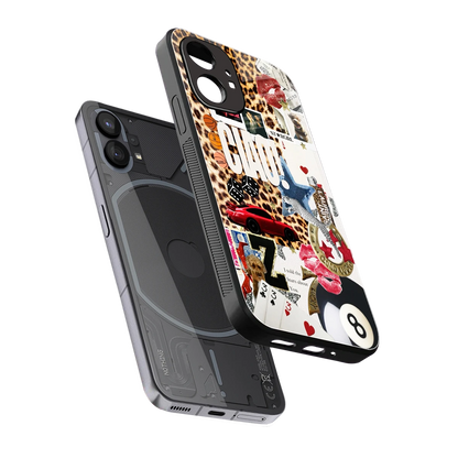 Ciao Luxe sleek nothing phone 1 cover with tempered glass back and TPU edges