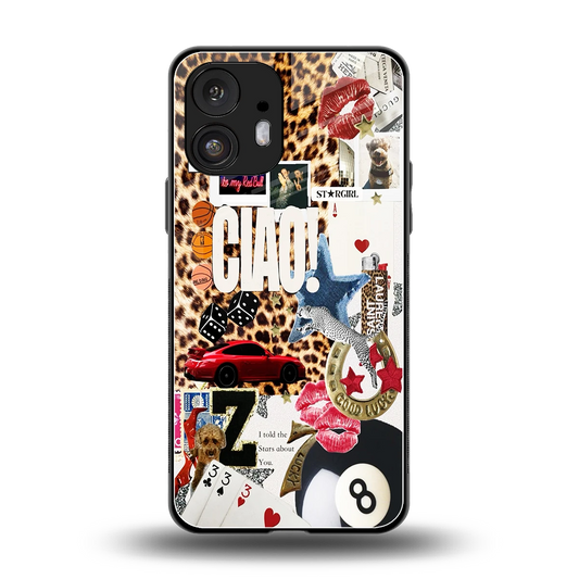 Ciao Luxe back phone cover | glass case for nothing phone 2