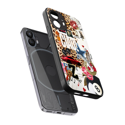 Ciao Luxe sleek nothing phone 2 cover with tempered glass back and TPU edges