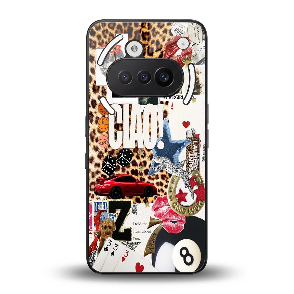 Ciao Luxe back phone cover | glass case for nothing phone 3a