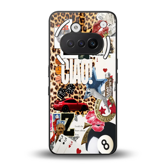 Ciao Luxe back phone cover | glass case for nothing phone 3a