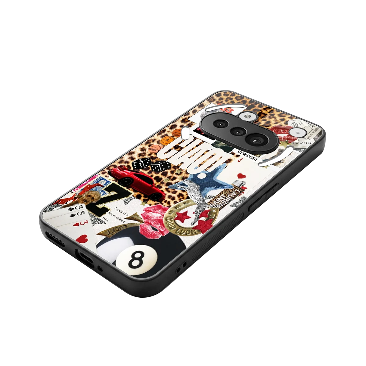 Ciao Luxe stylish phone case for nothing phone 3a | glossy glass and slim fit