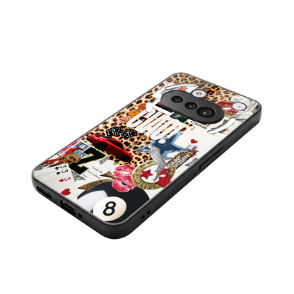 Ciao Luxe stylish phone case for nothing phone 3a | glossy glass and slim fit