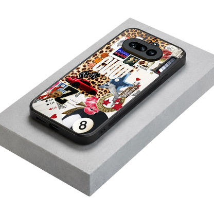 Ciao Luxe stylish phone case for nothing phone 4a | glossy glass and slim fit