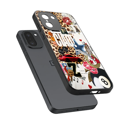 Ciao Luxe sleek oneplus 15r cover with tempered glass back and TPU edges