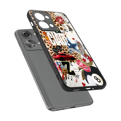 Ciao Luxe sleek oneplus nord 2t cover with tempered glass back and TPU edges