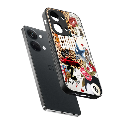 Ciao Luxe sleek oneplus nord 3 cover with tempered glass back and TPU edges