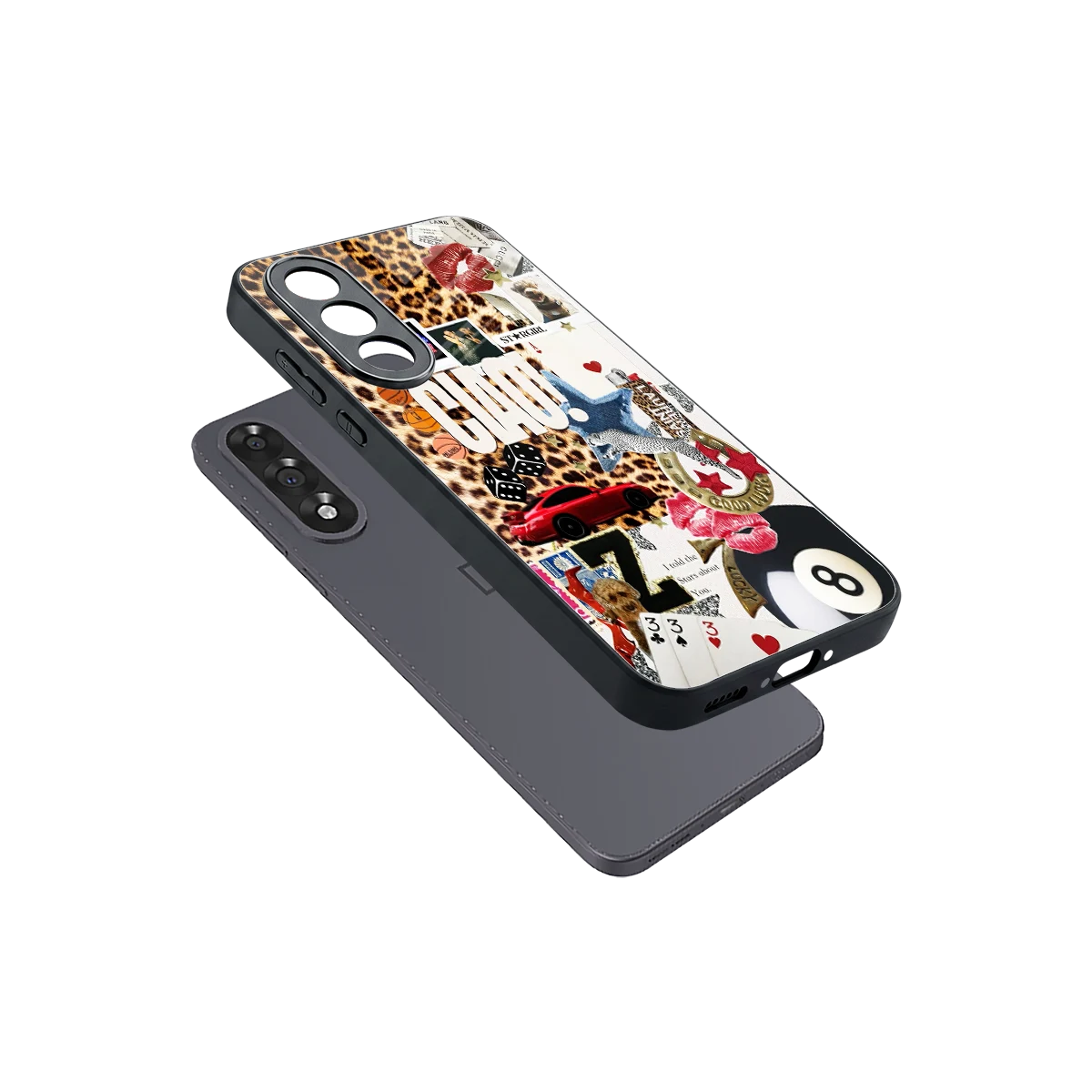 Ciao Luxe sleek oneplus nord 5 cover with tempered glass back and TPU edges