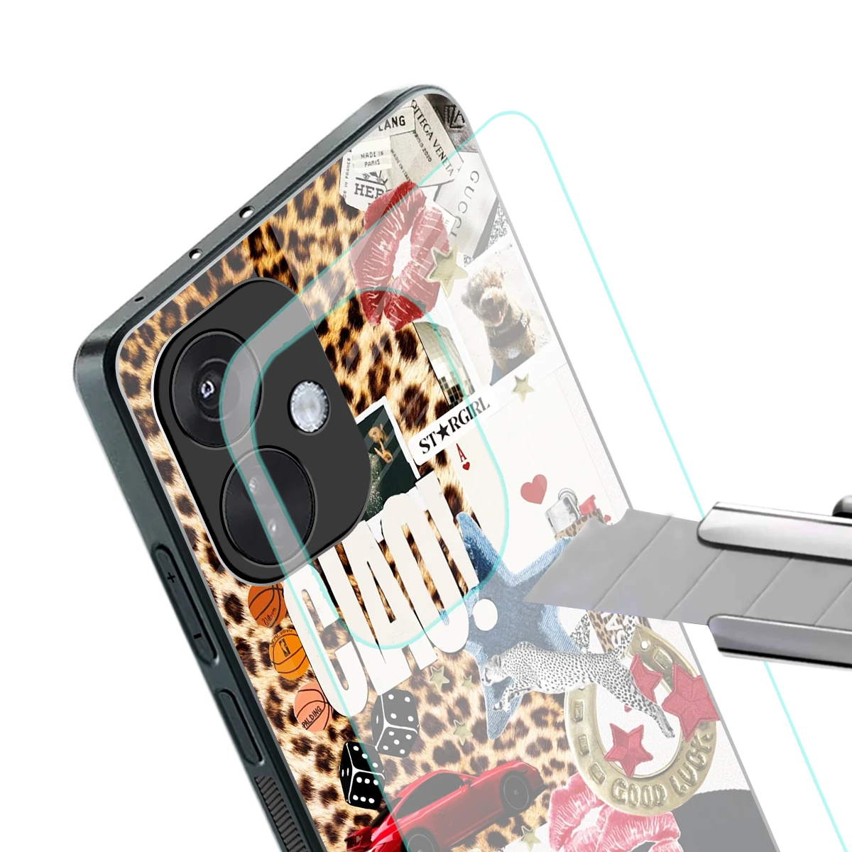 Ciao Luxe stylish phone case for oneplus nord ce 3 | glossy glass and slim fit