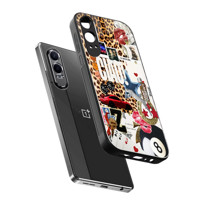 Ciao Luxe sleek oneplus nord ce 4 lite cover with tempered glass back and TPU edges