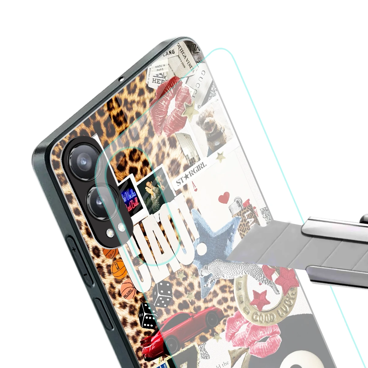 Ciao Luxe stylish phone case for oneplus nord ce 4 lite | glossy glass and slim fit