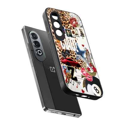 Ciao Luxe sleek oneplus nord ce 4 cover with tempered glass back and TPU edges