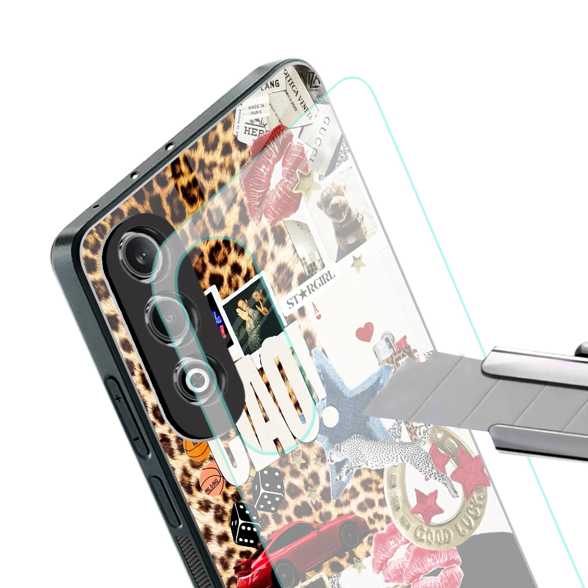 Ciao Luxe stylish phone case for oneplus nord ce 4 | glossy glass and slim fit