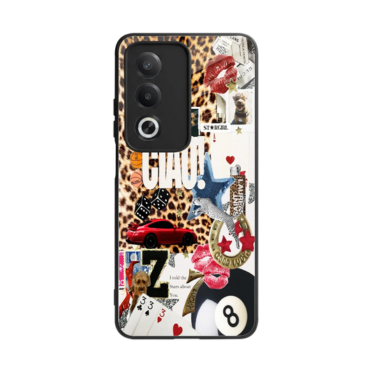 Ciao Luxe back phone cover | glass case for oppo a3 pro