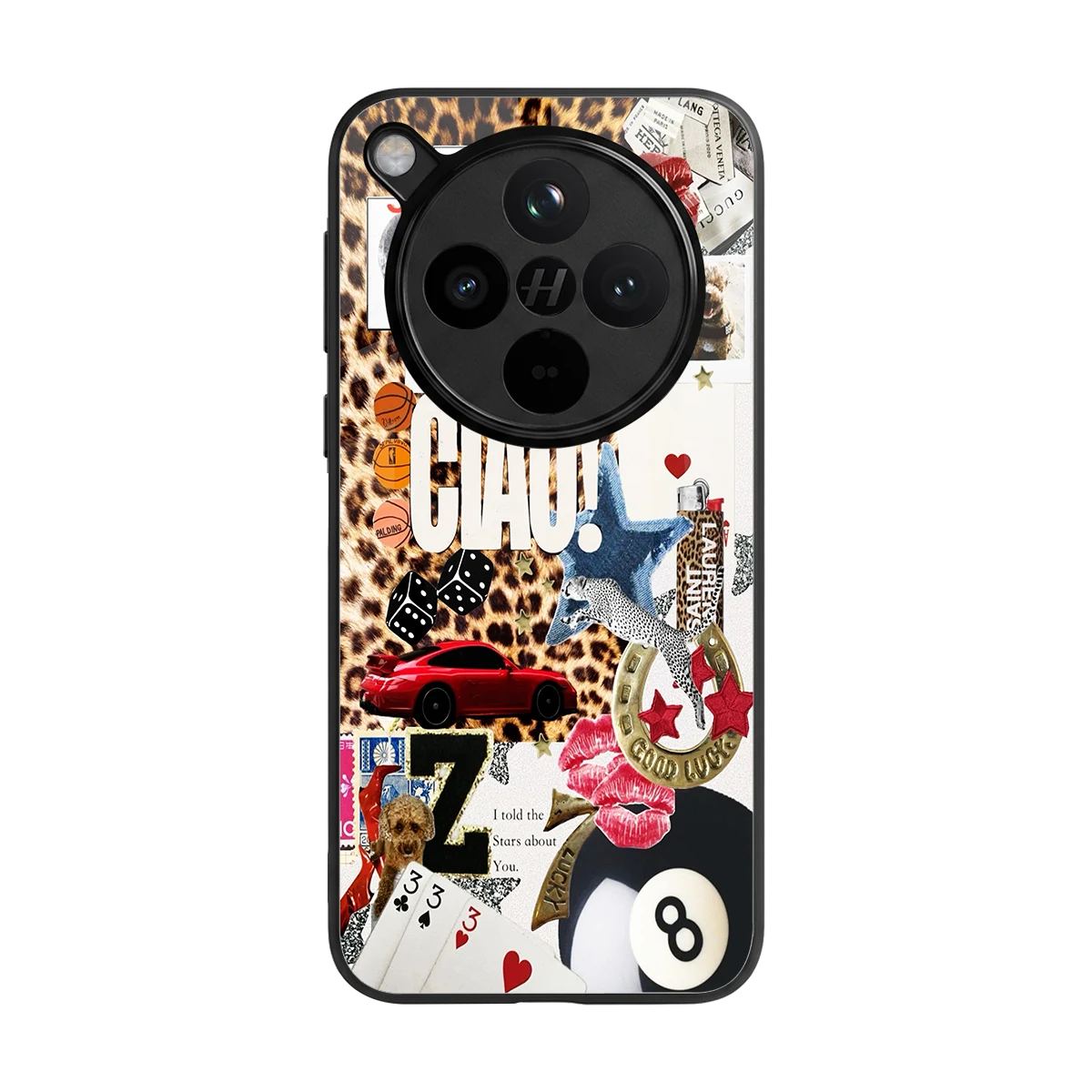 Ciao Luxe back phone cover | glass case for oppo find x8