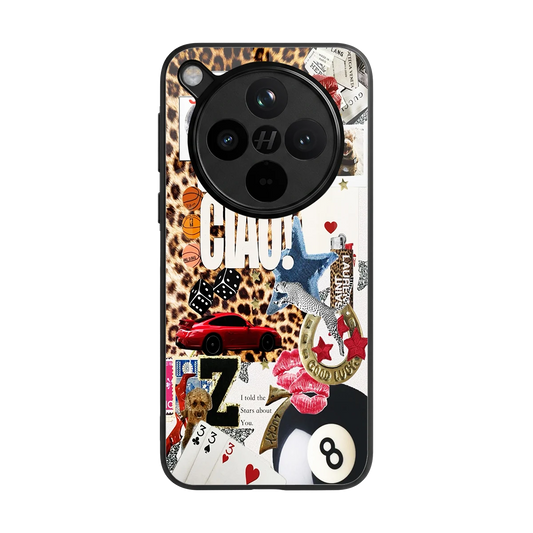 Ciao Luxe back phone cover | glass case for oppo find x8