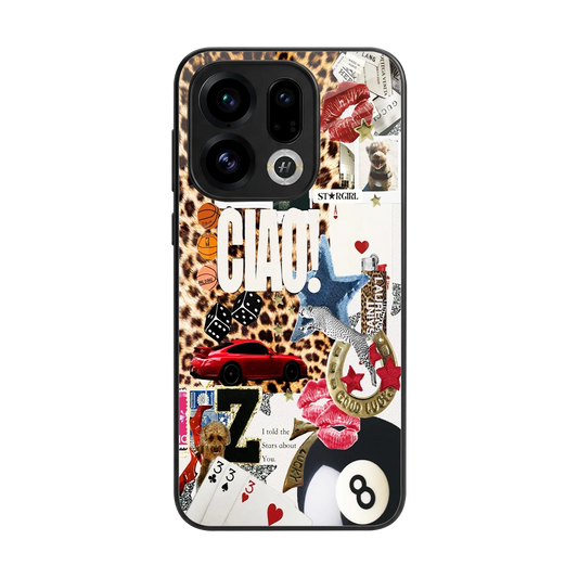 Ciao Luxe back phone cover | glass case for oppo find x9