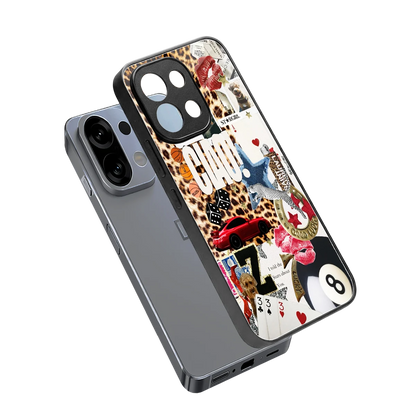 Ciao Luxe sleek oppo k13 5g cover with tempered glass back and TPU edges