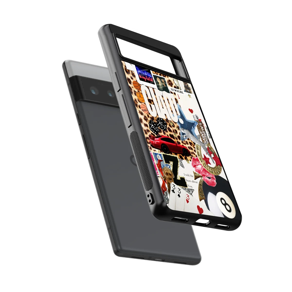 Ciao Luxe sleek google pixel 6 pro cover with tempered glass back and TPU edges