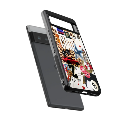 Ciao Luxe sleek google pixel 6 pro cover with tempered glass back and TPU edges