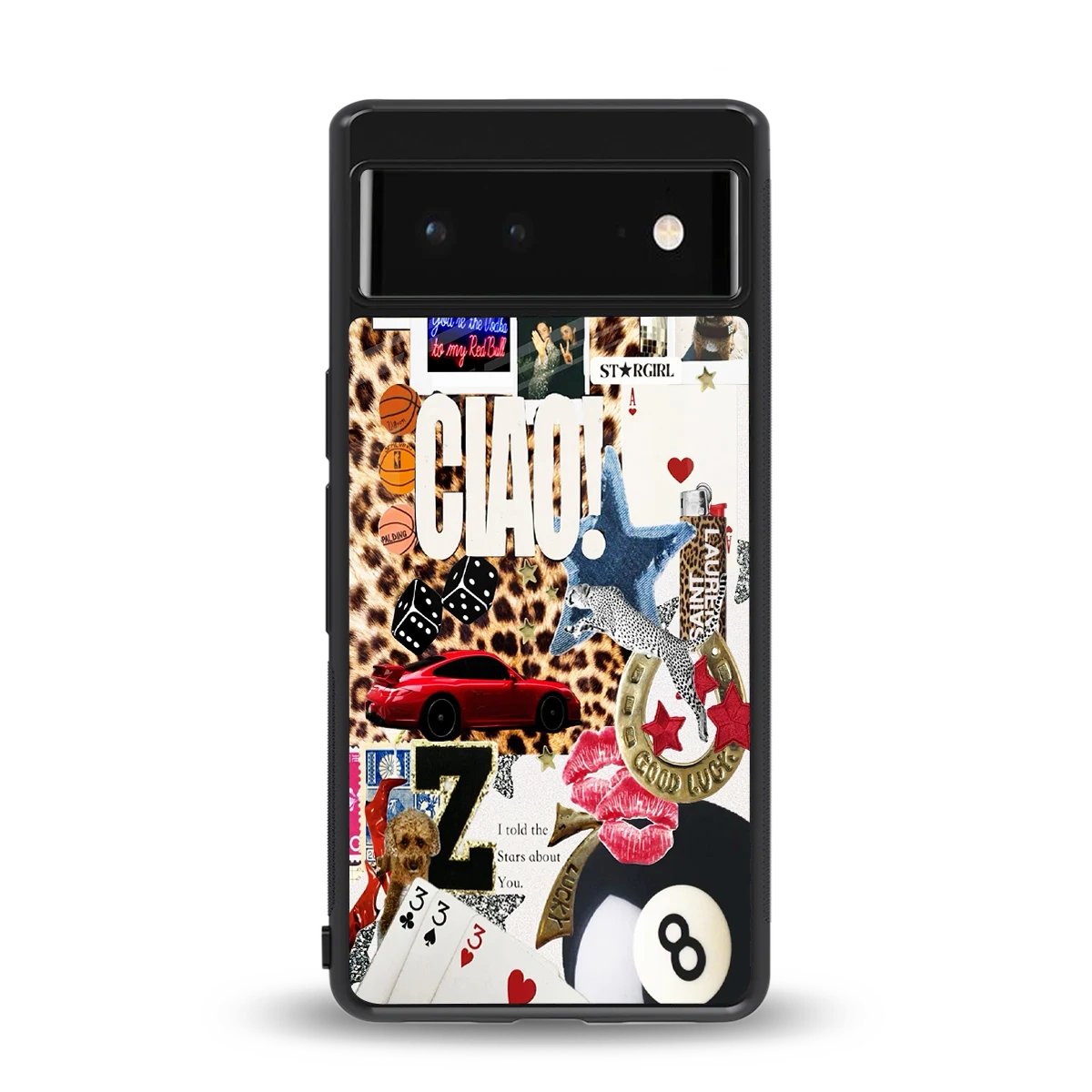 Ciao Luxe back phone cover | glass case for google pixel 6a