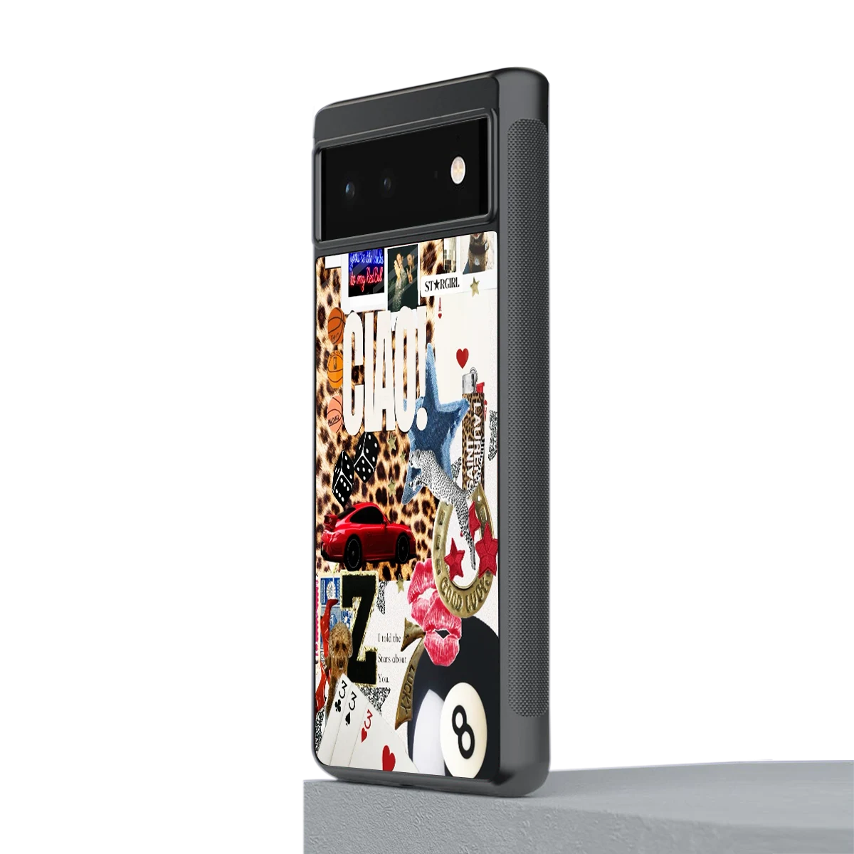 Ciao Luxe stylish phone case for google pixel 6a | glossy glass and slim fit