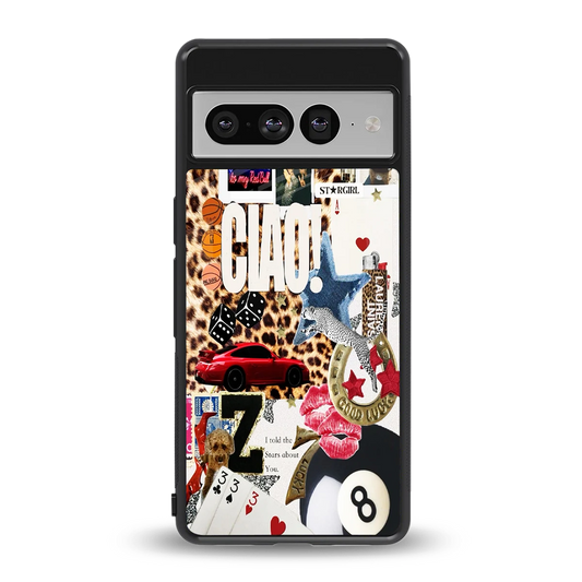 Ciao Luxe back phone cover | glass case for google pixel 7 pro