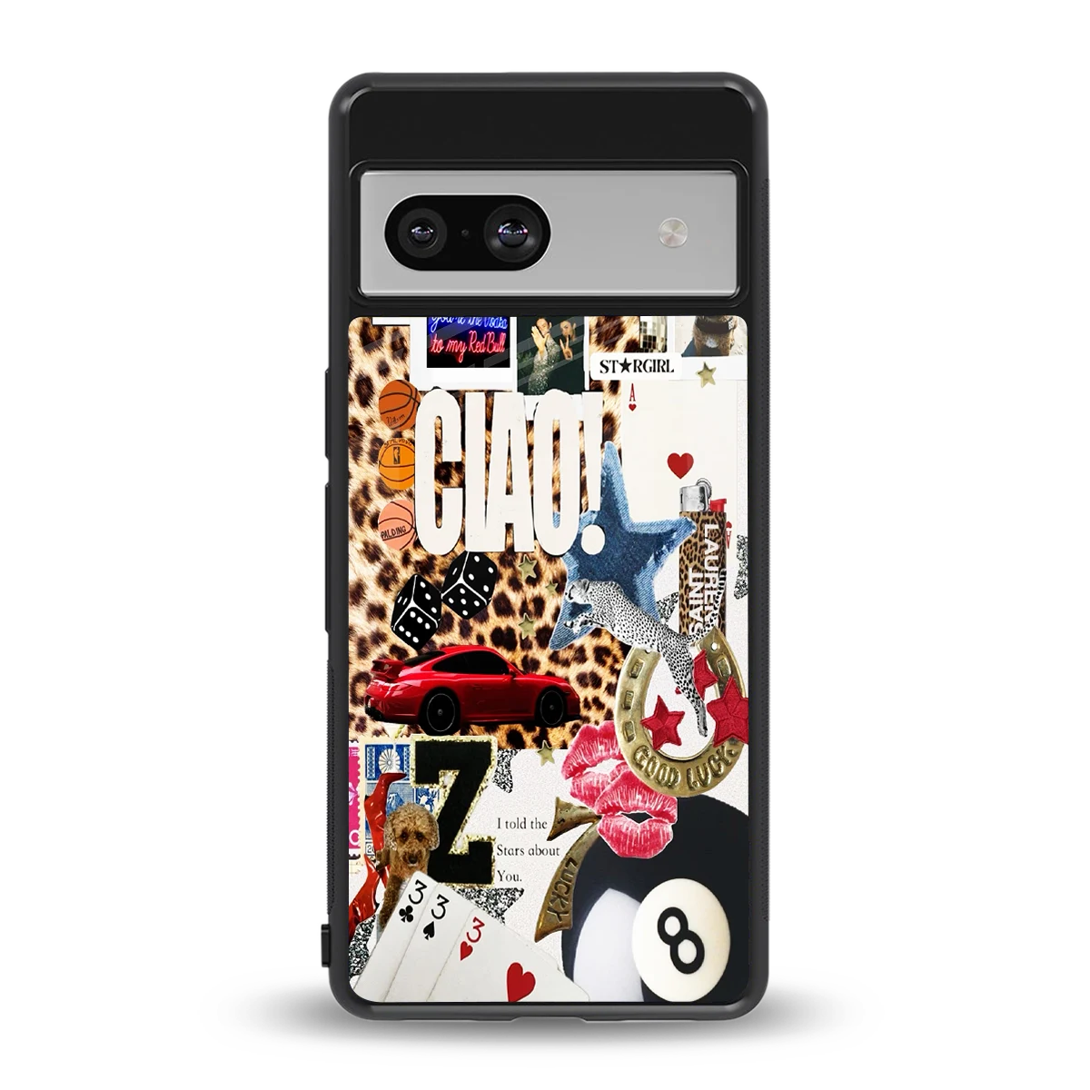 Ciao Luxe back phone cover | glass case for google pixel 7a