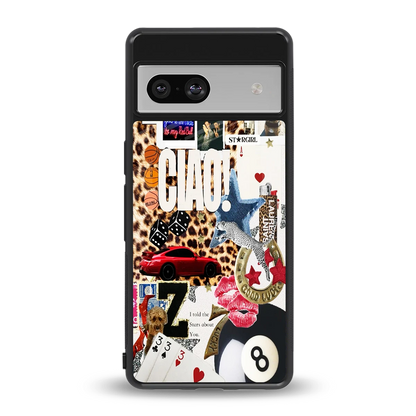 Ciao Luxe back phone cover | glass case for google pixel 7a