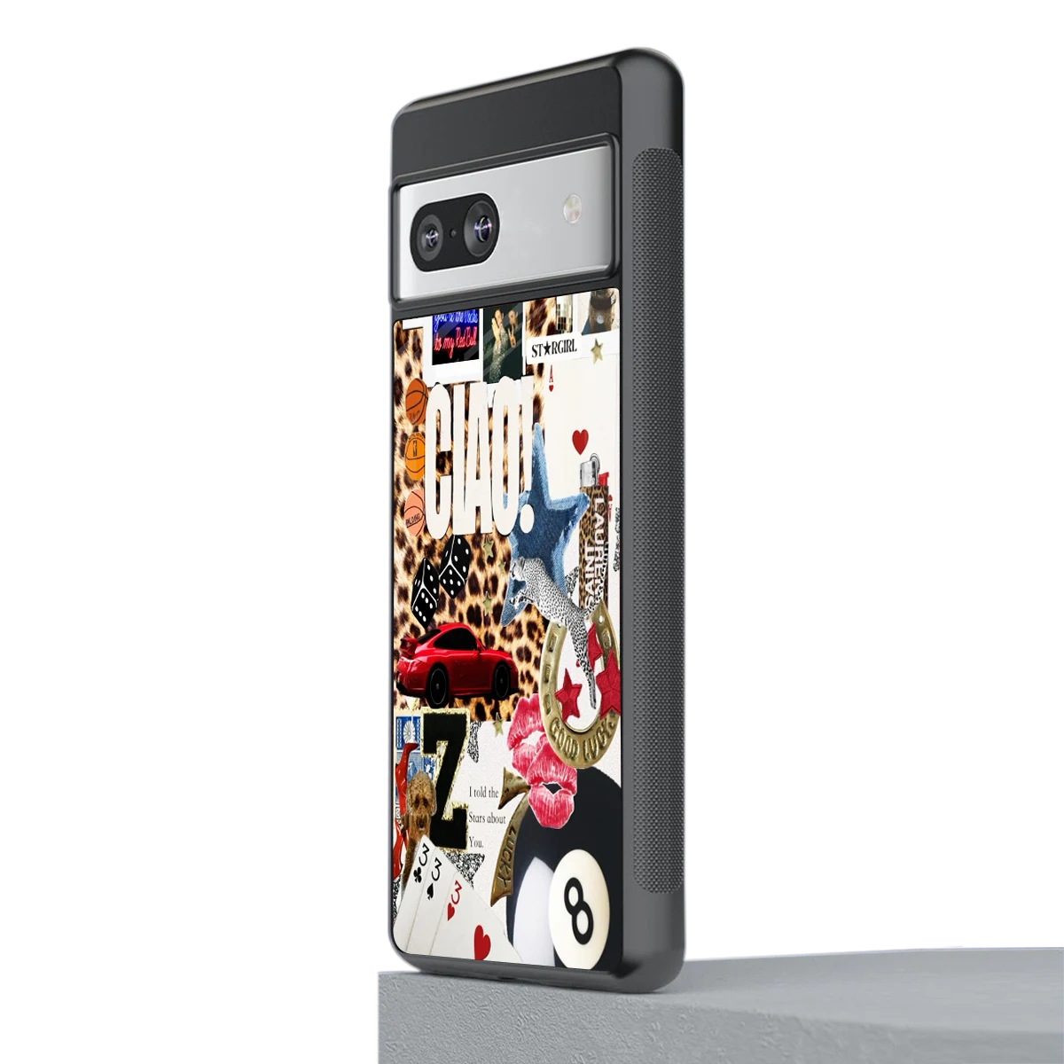 Ciao Luxe stylish phone case for google pixel 7a | glossy glass and slim fit