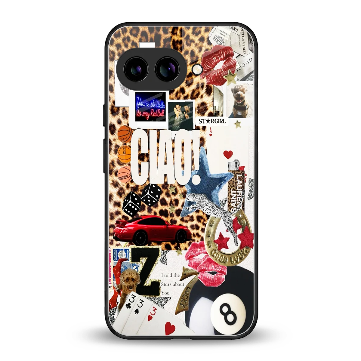 Ciao Luxe back phone cover | glass case for google pixel 9a
