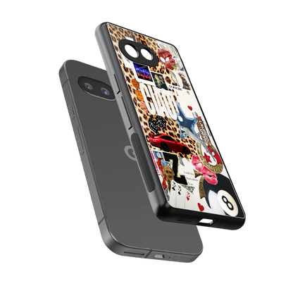 Ciao Luxe sleek google pixel 9a cover with tempered glass back and TPU edges