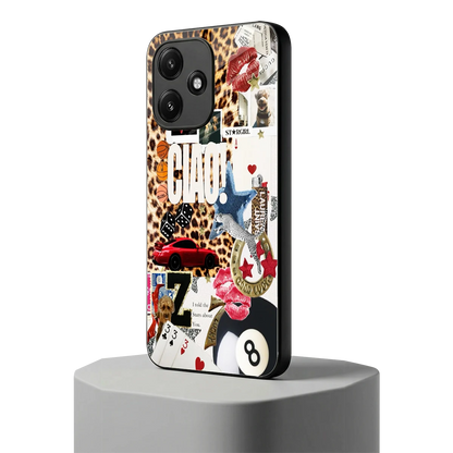Ciao Luxe redmi 12 5g mobile cover | shockproof glass phone case