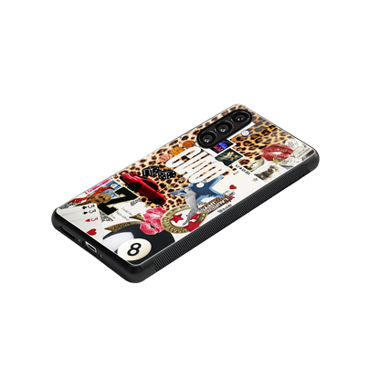 Ciao Luxe stylish phone case for samsung galaxy m36 5g | glossy glass and slim fit