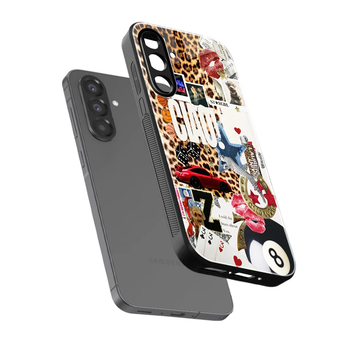 Ciao Luxe sleek samsung galaxy a17 5g cover with tempered glass back and TPU edges