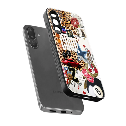 Ciao Luxe sleek samsung galaxy m36 5g cover with tempered glass back and TPU edges