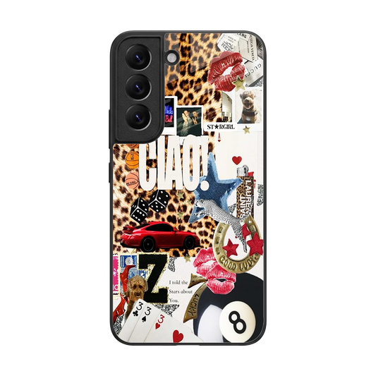 Ciao Luxe back phone cover | glass case for samsung galaxy s22