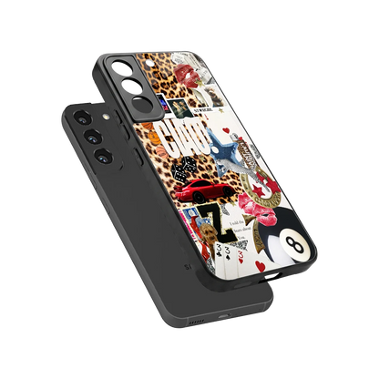 Ciao Luxe sleek samsung galaxy s22 cover with tempered glass back and TPU edges