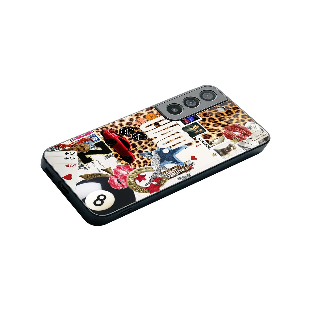 Ciao Luxe stylish phone case for samsung galaxy s22 | glossy glass and slim fit