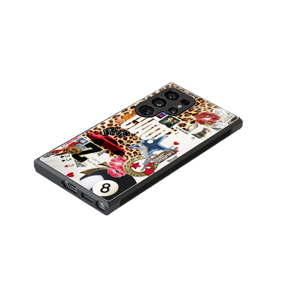 Ciao Luxe stylish phone case for samsung galaxy s23 ultra | glossy glass and slim fit