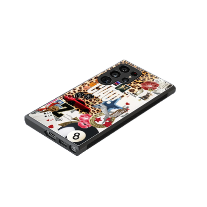 Ciao Luxe stylish phone case for samsung galaxy s23 ultra | glossy glass and slim fit