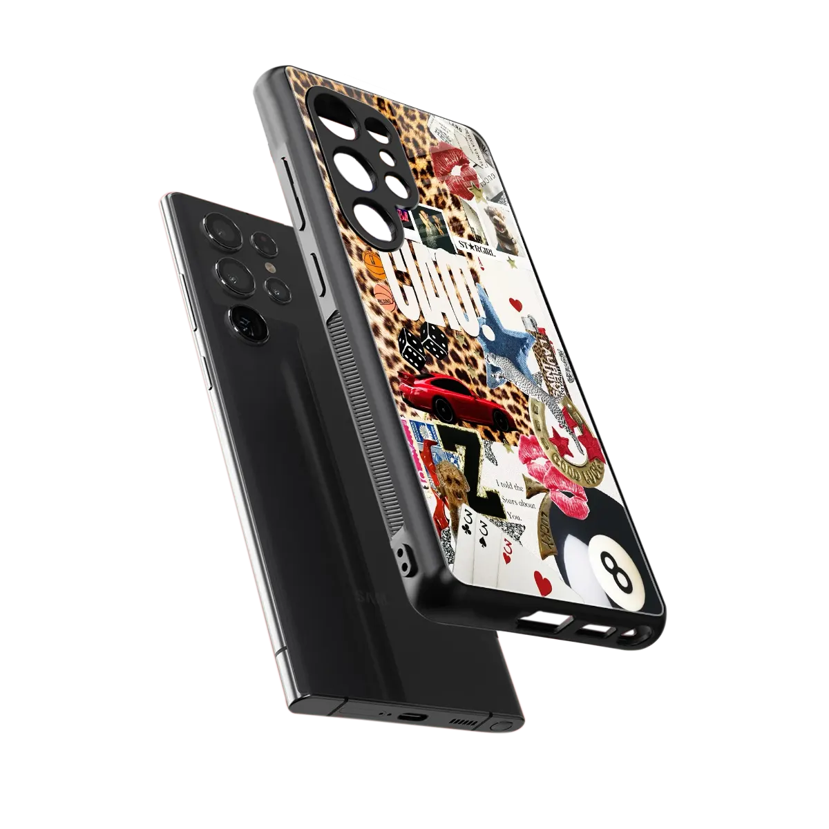 Ciao Luxe sleek samsung galaxy s25 ultra cover with tempered glass back and TPU edges