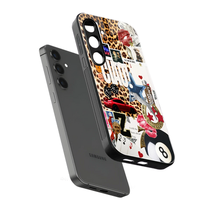 Ciao Luxe sleek samsung galaxy s24 cover with tempered glass back and TPU edges