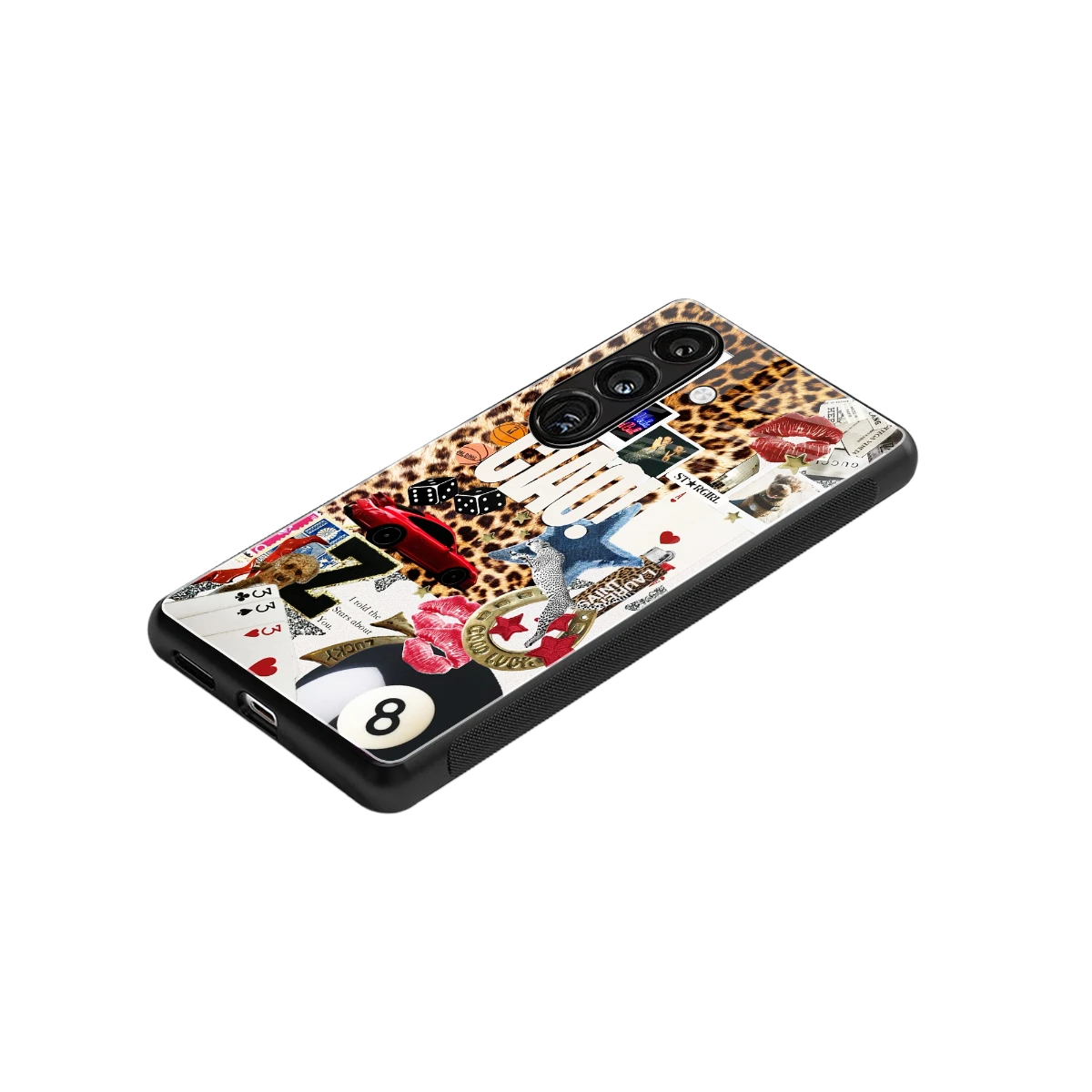 Ciao Luxe stylish phone case for samsung galaxy s25 fe | glossy glass and slim fit